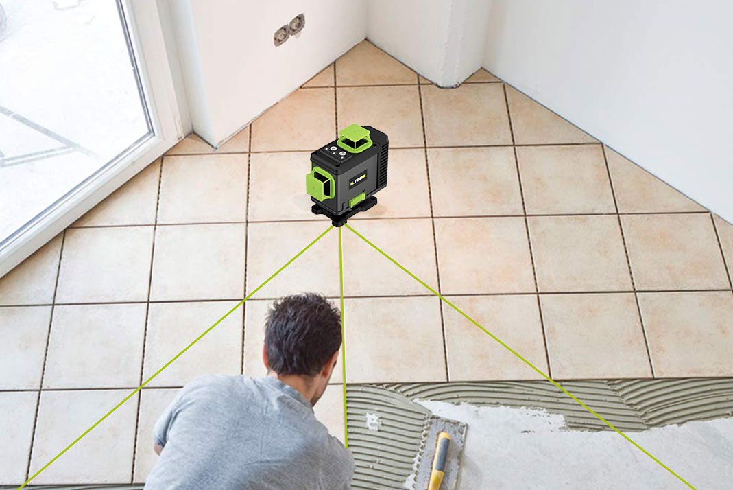 What scene is the laser level mainly used for?