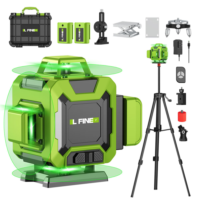 Mini type portable 12 lines 3D laser level